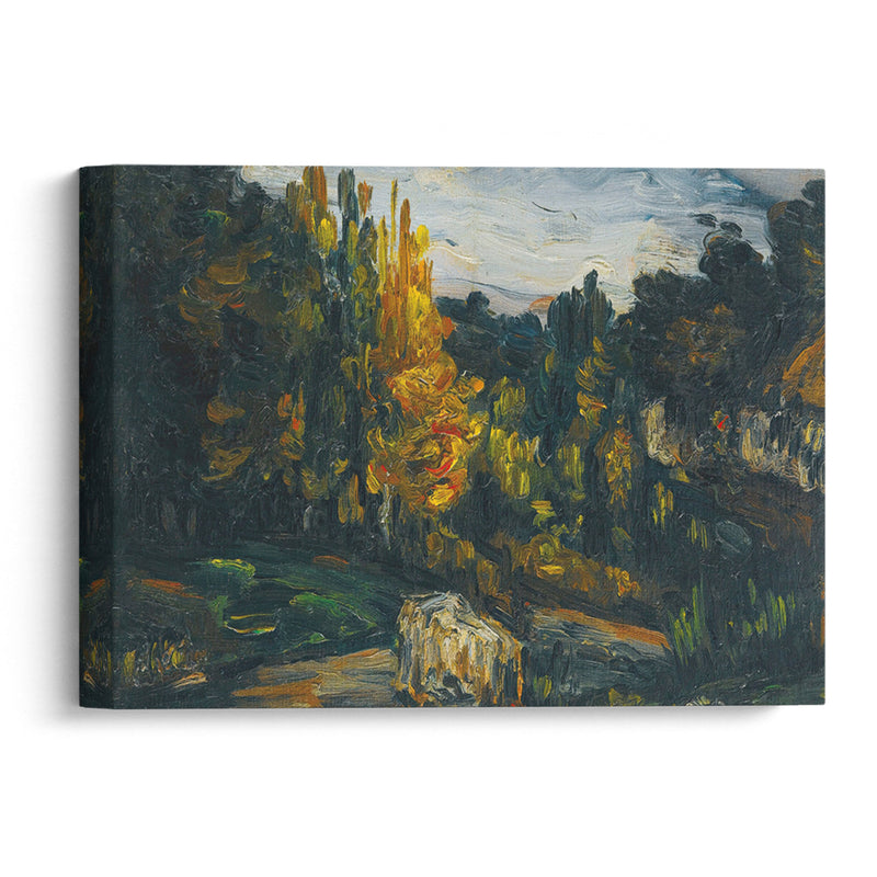 Paysage (1866) - Paul Cézanne - Canvas Print