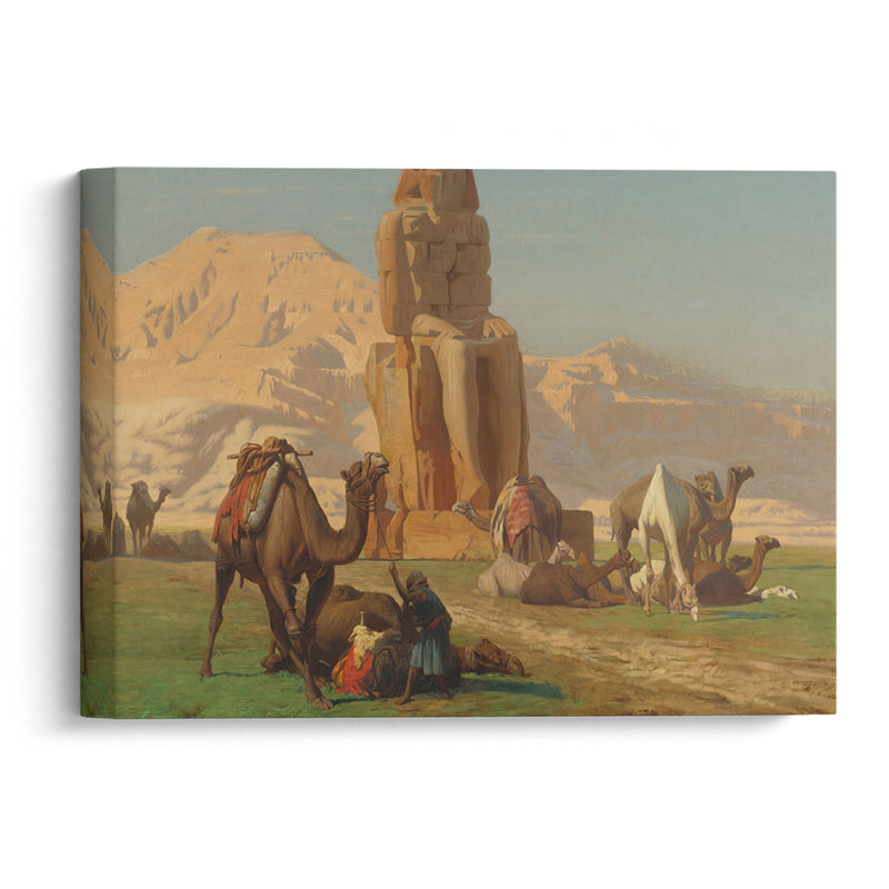 The Colossus Of Memnon - Jean-Léon Gérôme - Canvas Print