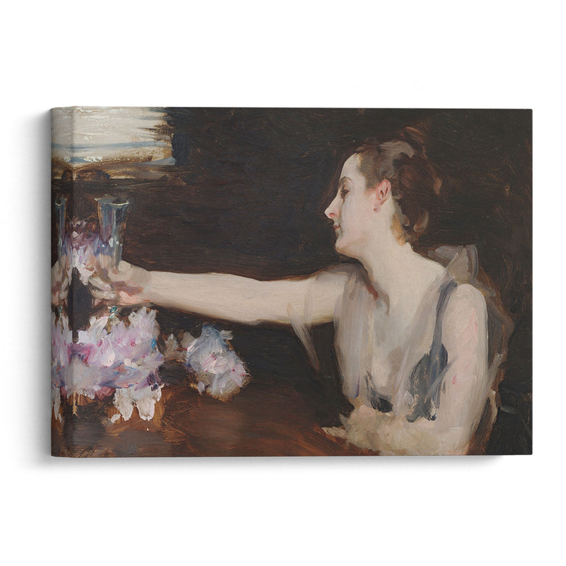 Madame Gautreau Drinking a Toast (1882-1883) - John Singer Sargent - Canvas Print