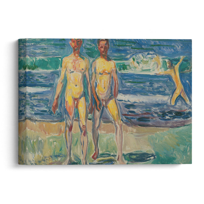 Männer am Meer (1908) - Edvard Munch - Canvas Print