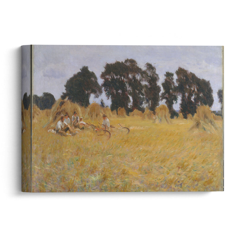 Reapers Resting in a Wheat Field (1885) - John Singer Sargent - Canvas Print