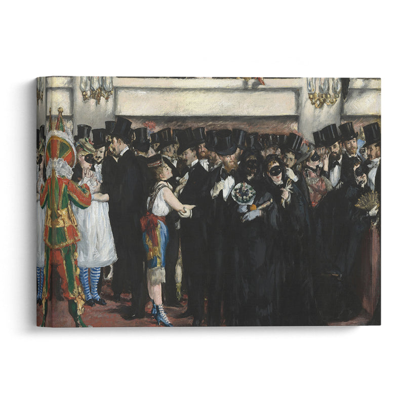 Masked Ball at the Opera (1873) - Édouard Manet - Canvas Print