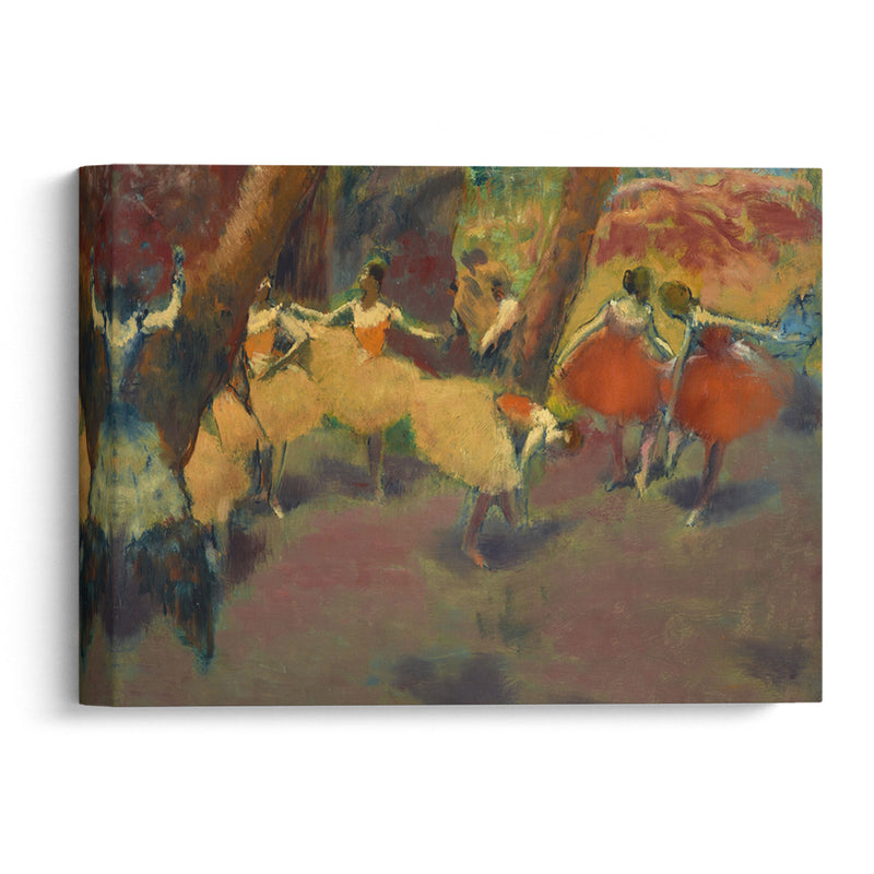 Before The Performance - Edgar Degas - Canvas Print