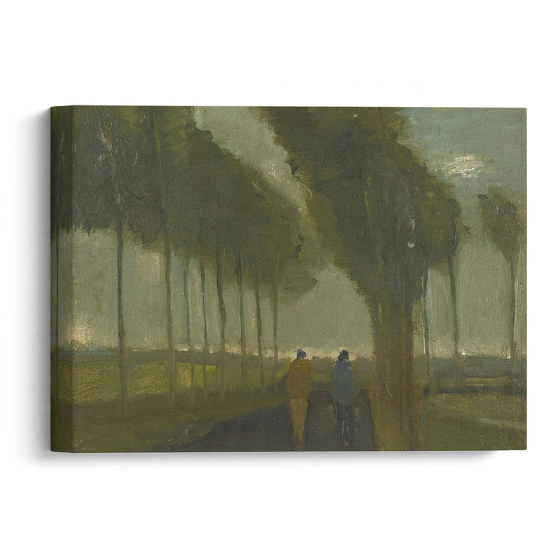 L’allée Aux Deux Promeneurs (1883) - Vincent van Gogh - Canvas Print - UAIO LMT