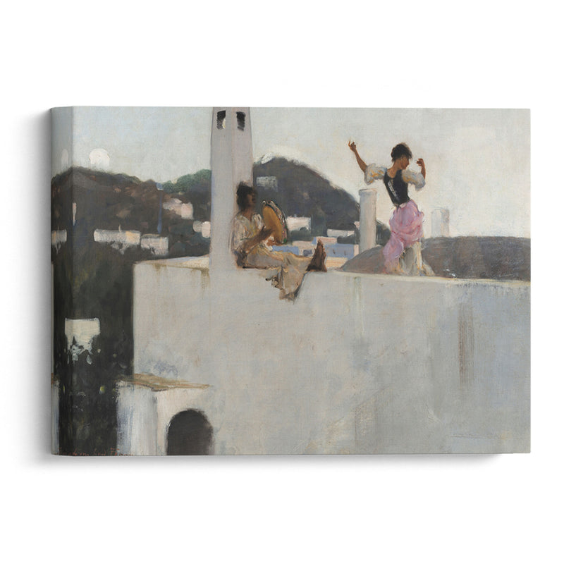 Capri Girl on a Rooftop (1878) - John Singer Sargent - Canvas Print