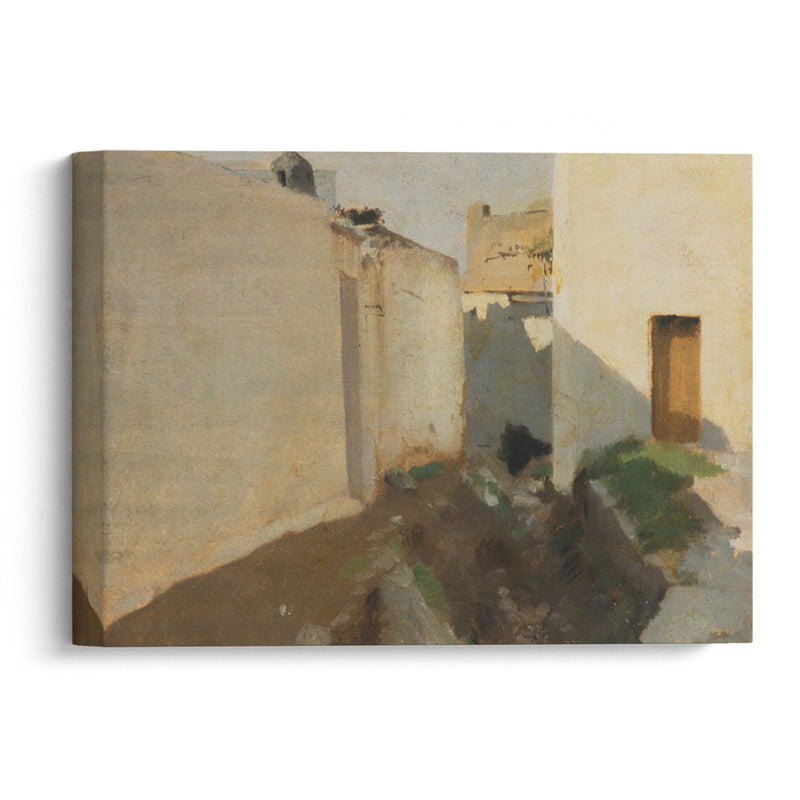 White Walls in Sunlight, Morocco (between 1879 and 1880) - John Singer Sargent - Canvas Print