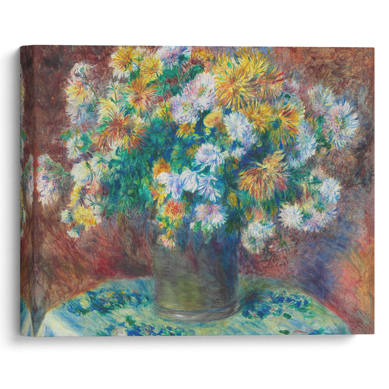 Chrysanthemums (1881) - Pierre-Auguste Renoir - Canvas Print