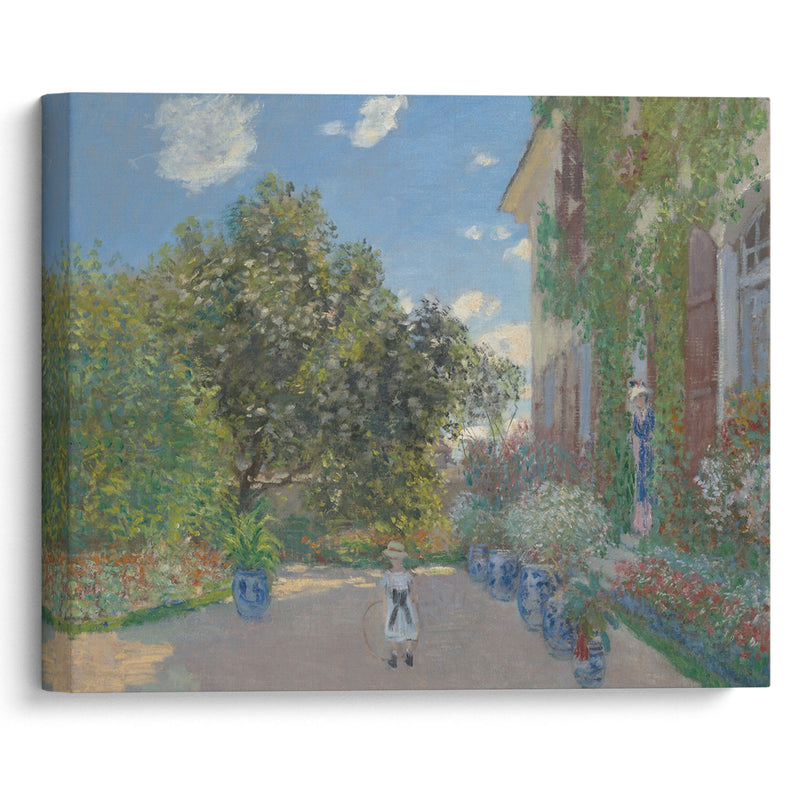 The Artist’s House at Argenteuil (1873) - Claude Monet - Canvas Print