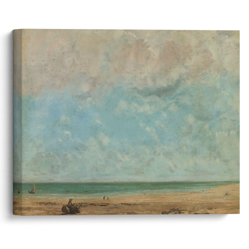 Seaside landscape (1863) - Gustave Courbet - Canvas Print