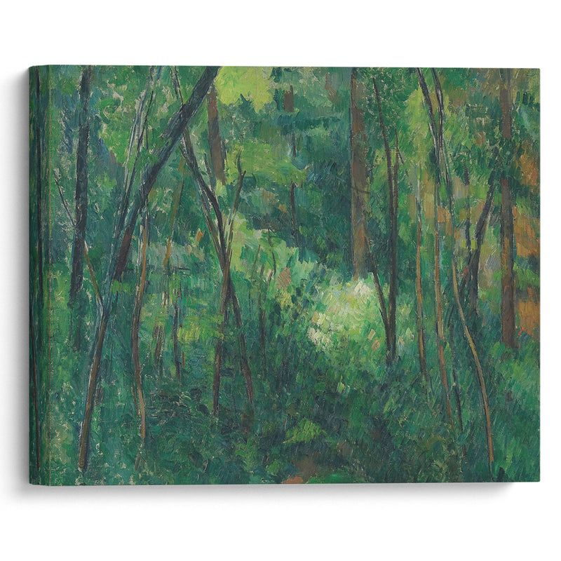 Interior of a forest (1880 - 1890) - Paul Cézanne - Canvas Print