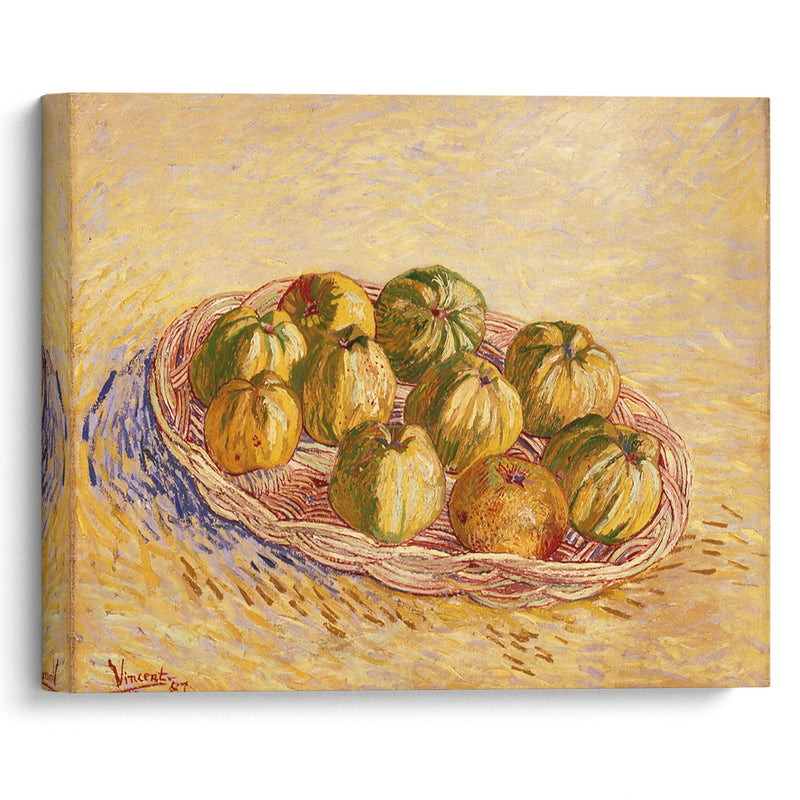 Still Life, Basket of Apples (1887) - Vincent van Gogh - Canvas Print - UAIO LMT