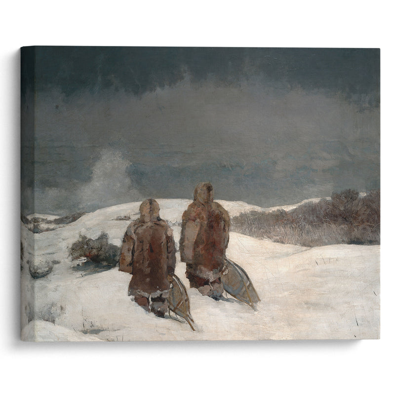 Below Zero (1894) - Winslow Homer - Canvas Print