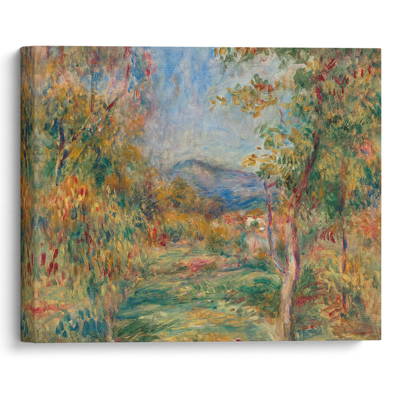 Paysage de Cagnes (circa 1910) - Pierre-Auguste Renoir - Canvas Print