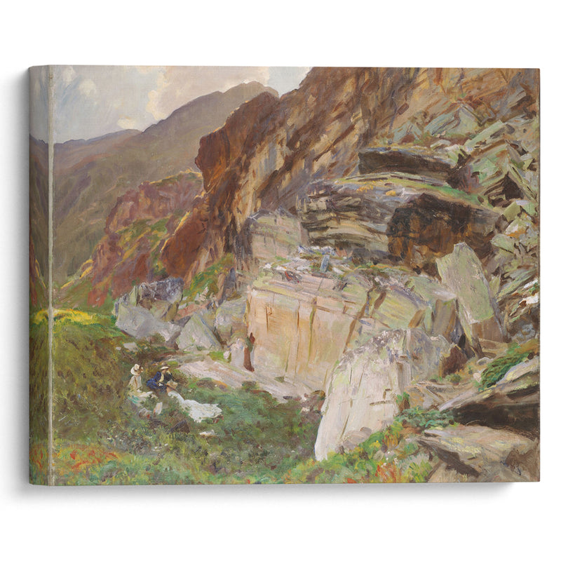 In the Simplon Valley (circa 1909-1911) - John Singer Sargent - Canvas Print