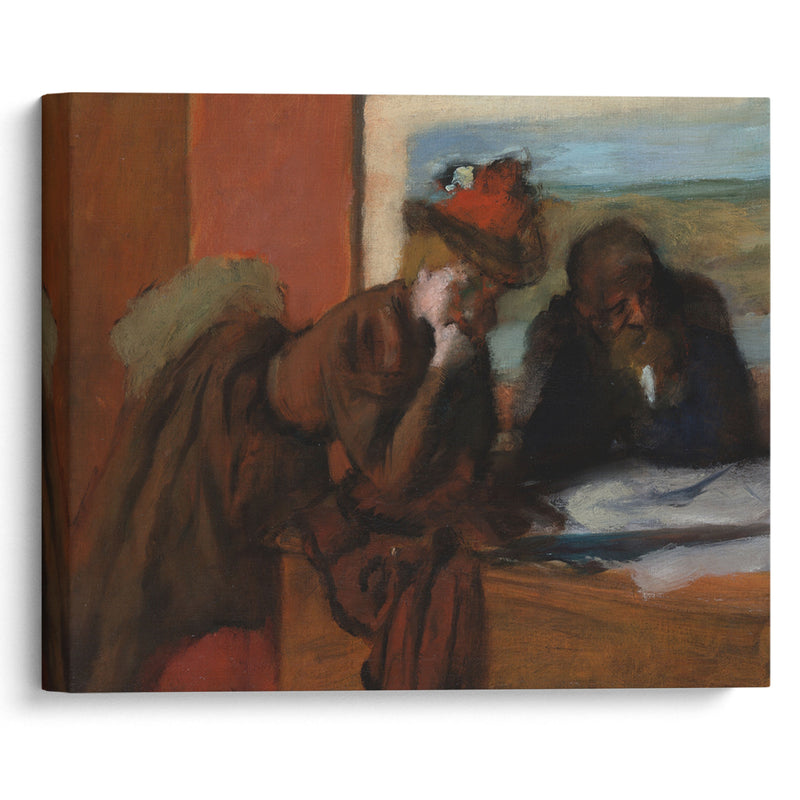 The Conversation (1885–95) - Edgar Degas - Canvas Print