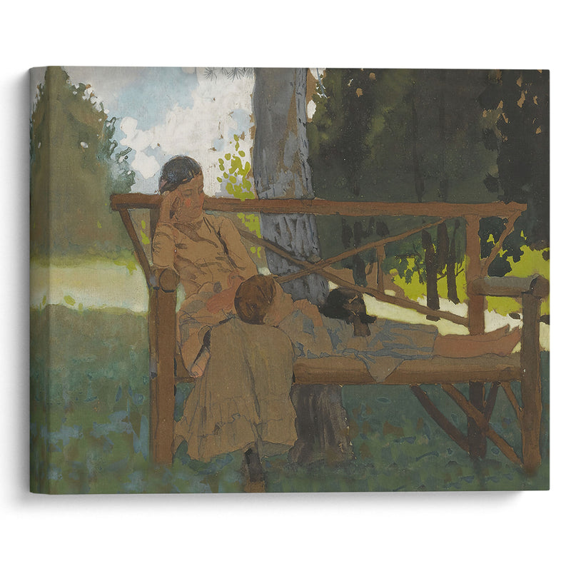 The Siesta - Winslow Homer - Canvas Print
