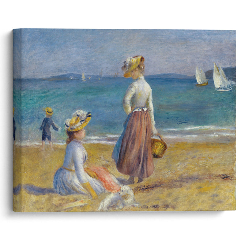 Figures on the Beach (1890) - Pierre-Auguste Renoir - Canvas Print