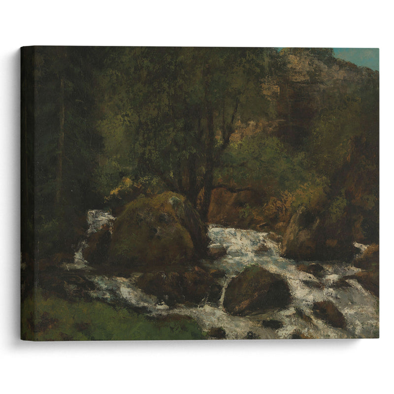 Forest Brook, Jura (ca. 1860s) - Gustave Courbet - Canvas Print