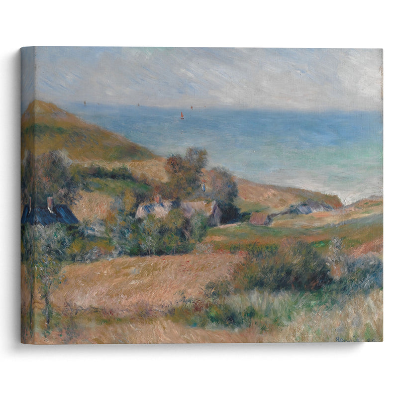 View of the Seacoast near Wargemont in Normandy (1880) - Pierre-Auguste Renoir - Canvas Print