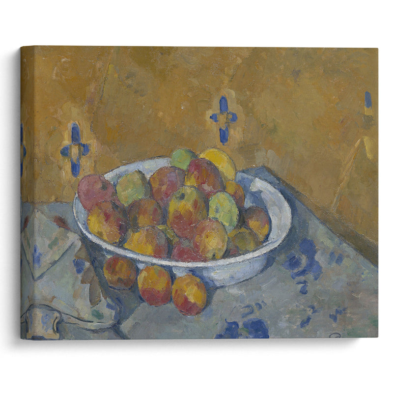 The Plate of Apples (c. 1877) - Paul Cézanne - Canvas Print