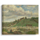 The hill of Montmartre with stone quarry (1886) - Vincent van Gogh - Canvas Print