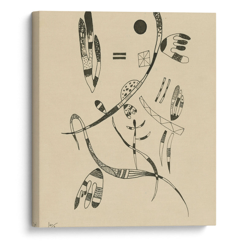 Ohne Titel (1938) - Wassily Kandinsky - Canvas Print