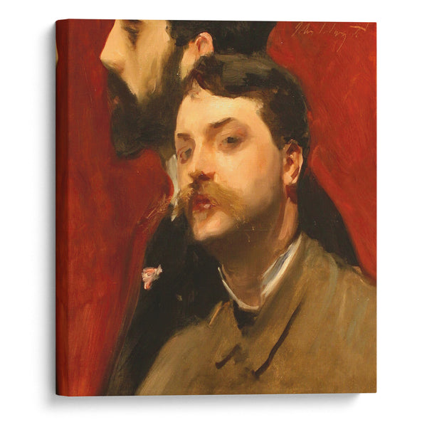 François Flameng and Paul Helleu (1880) - John Singer Sargent - Canvas Print