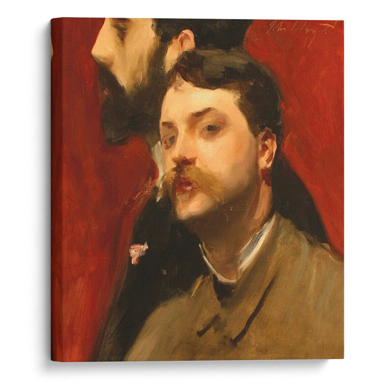 François Flameng and Paul Helleu (1880) - John Singer Sargent - Canvas Print