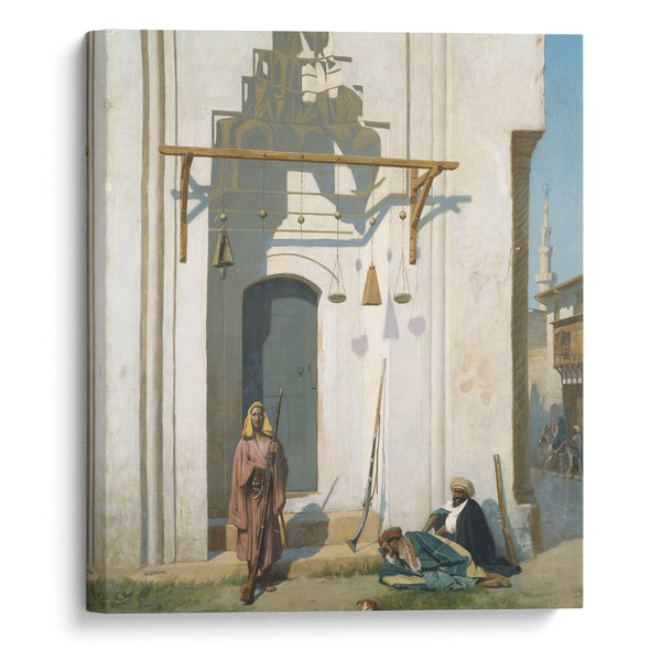 Guards at the Door of a Tomb (1870s) - Jean-Léon Gérôme - Canvas Print