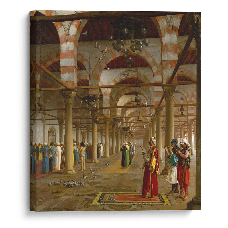 Prayer in the Mosque (1871) - Jean-Léon Gérôme - Canvas Print