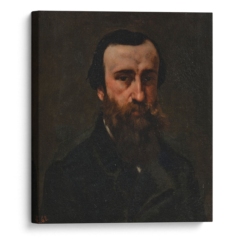 Portrait of M. Nicolle (1862) - Gustave Courbet - Canvas Print