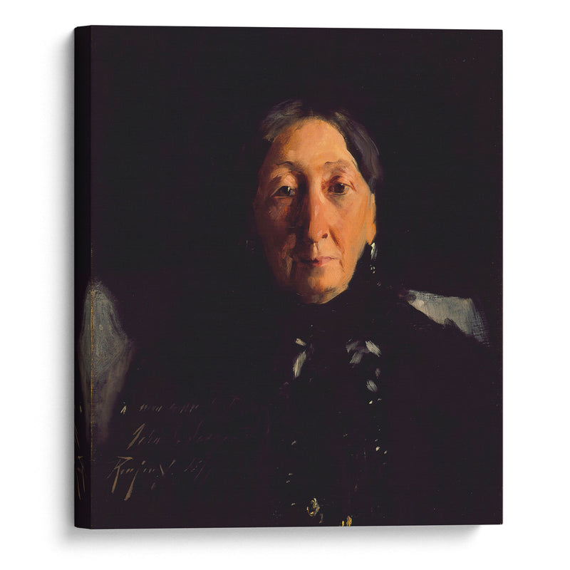 Mme. François Buloz (Christine Blaze) (1879) - John Singer Sargent - Canvas Print