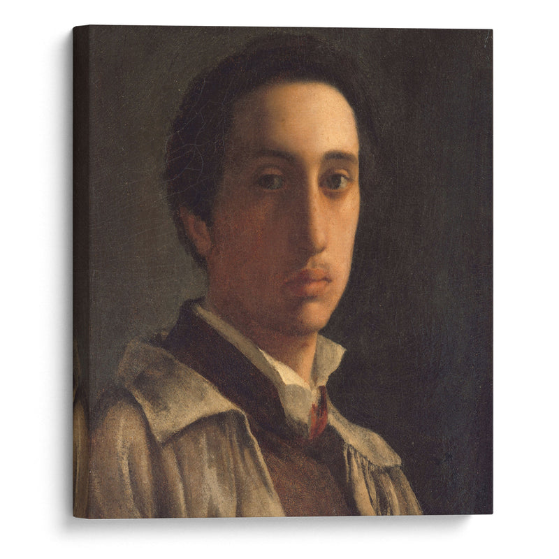 Self-Portrait (ca. 1855–56) - Edgar Degas - Canvas Print