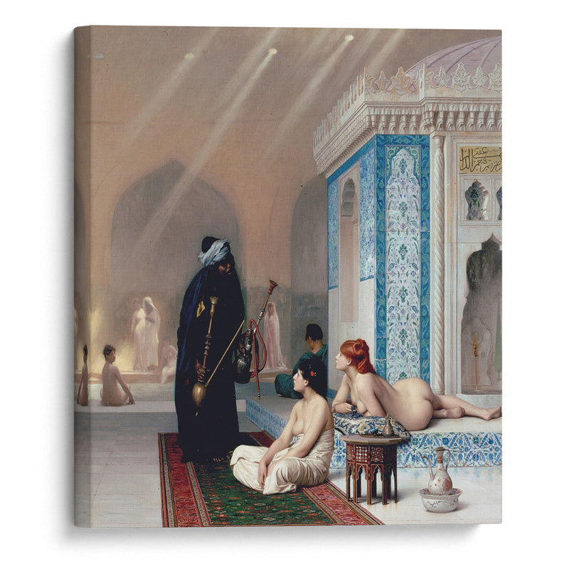 Pool in a Harem (1875) - Jean-Léon Gérôme - Canvas Print