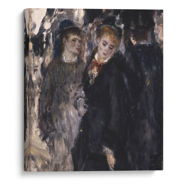 Young Girls (1877) - Pierre-Auguste Renoir - Canvas Print