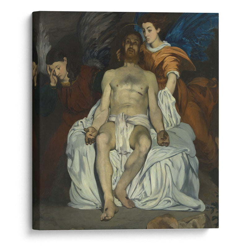 The Dead Christ with Angels (1864) - Édouard Manet - Canvas Print