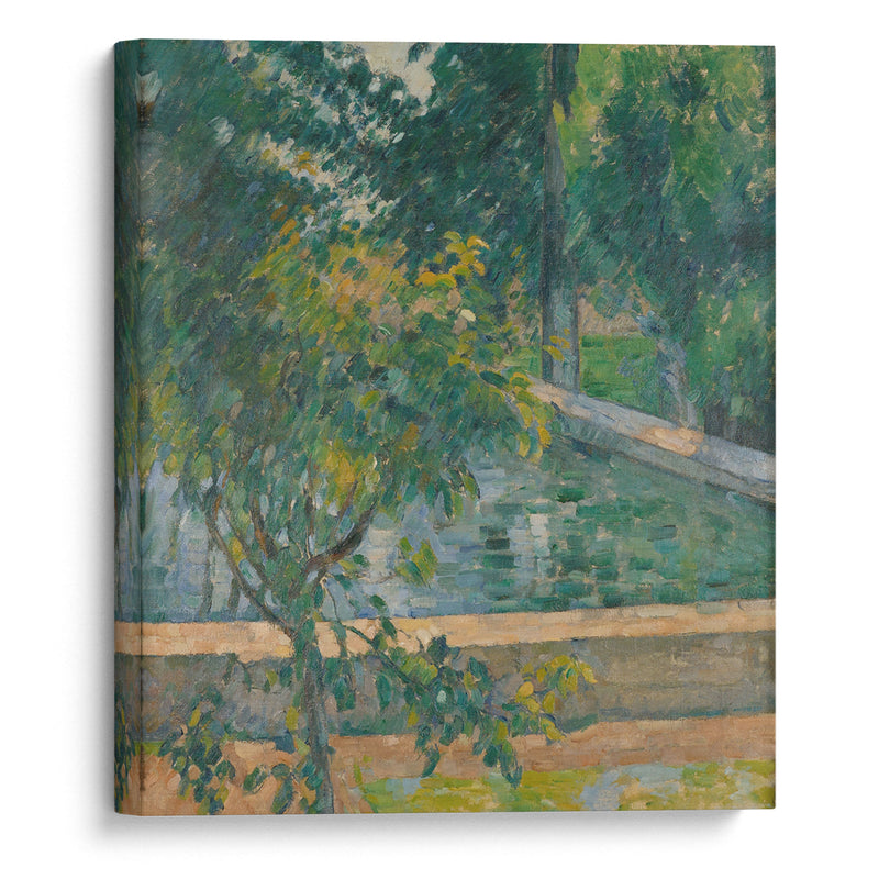 Le bassin du Jas de Bouffan (The Pool at Jas de Bouffan) (circa 1878) - Paul Cézanne - Canvas Print