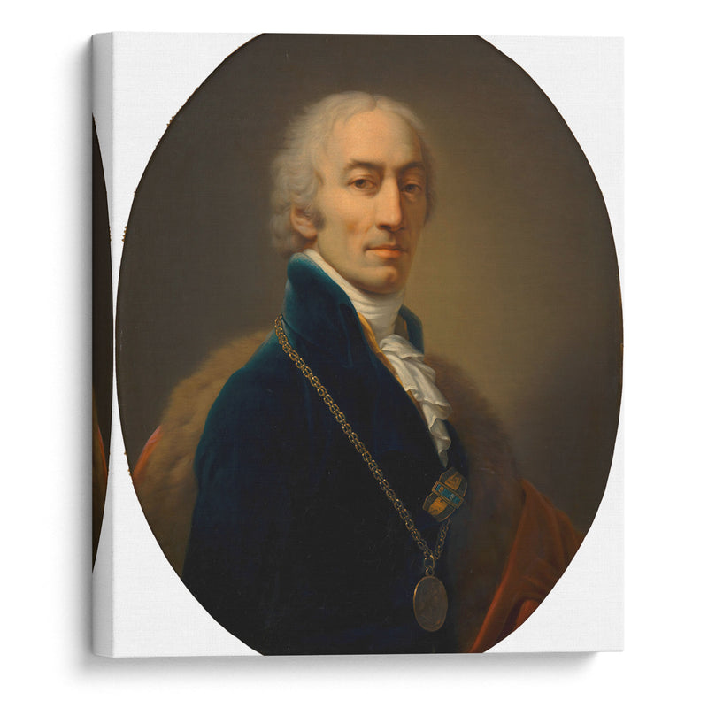 Michael Mayer (Hofquartierbuchverwalter) (around 1800) - Johann Baptist von Lampi the Elder - Canvas Print