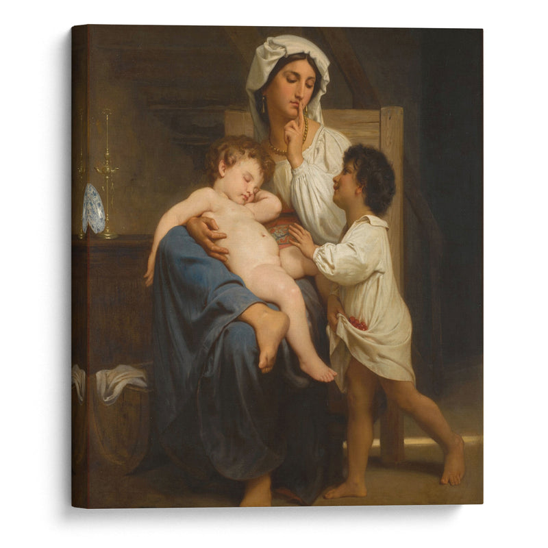 Le sommeil - William Bouguereau - Canvas Print