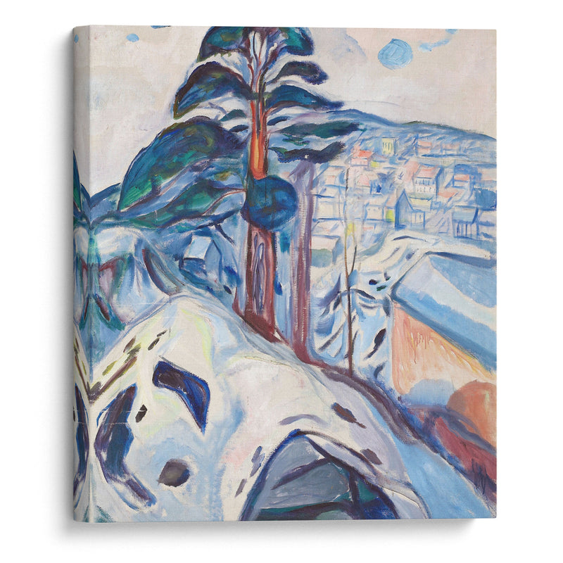 Winter in Kragerø (1916) - Edvard Munch - Canvas Print