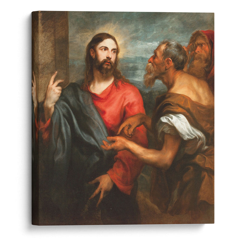 Christ Of The Coin (circa 1625) - Anthony van Dyck - Canvas Print