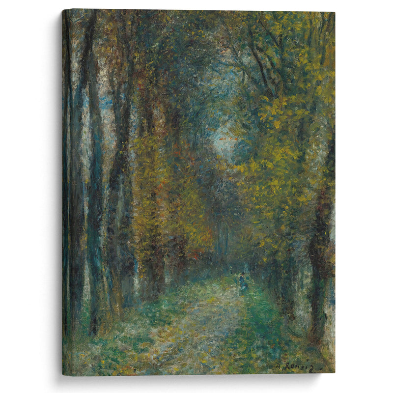 L’allée Couverte (1872) - Pierre-Auguste Renoir - Canvas Print