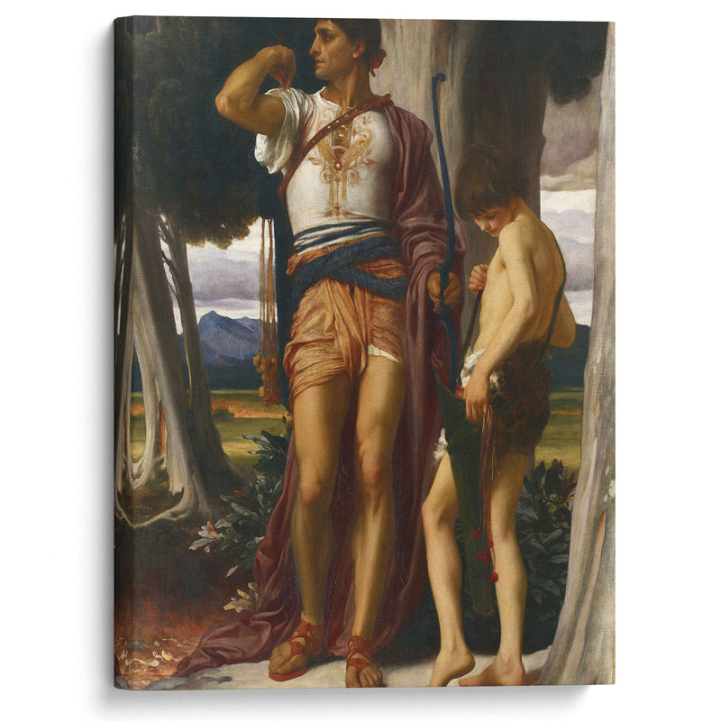 Jonathan’s Token to David (c. 1868) - Frederic Leighton - Canvas Print