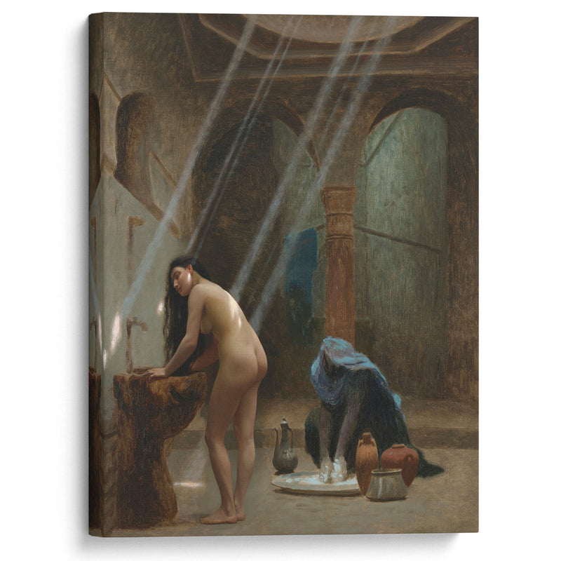 Un bain maure, ébauche (circa 1870s) - Jean-Léon Gérôme - Canvas Print