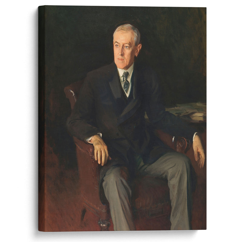 Portrait of Woodrow Wilson (1917) - John Singer Sargent - Canvas Print