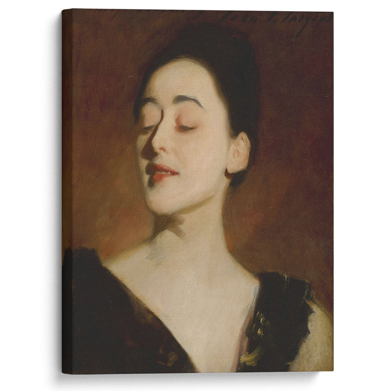 Flora Priestley (Lamplight Study) - John Singer Sargent - Canvas Print