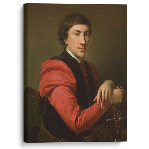 Portrait of Paweł Grabowski (1759–1794) (from 1788 until 1789) - Johann Baptist von Lampi the Elder - Canvas Print