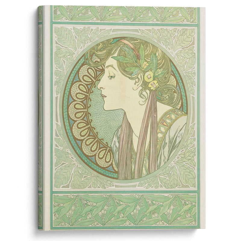 Laurel (1901) - Alphonse Mucha - Canvas Print