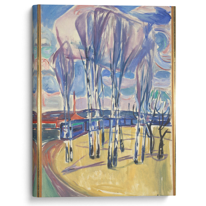 The Tram Loop At Skøyen (1920–30) - Edvard Munch - Canvas Print