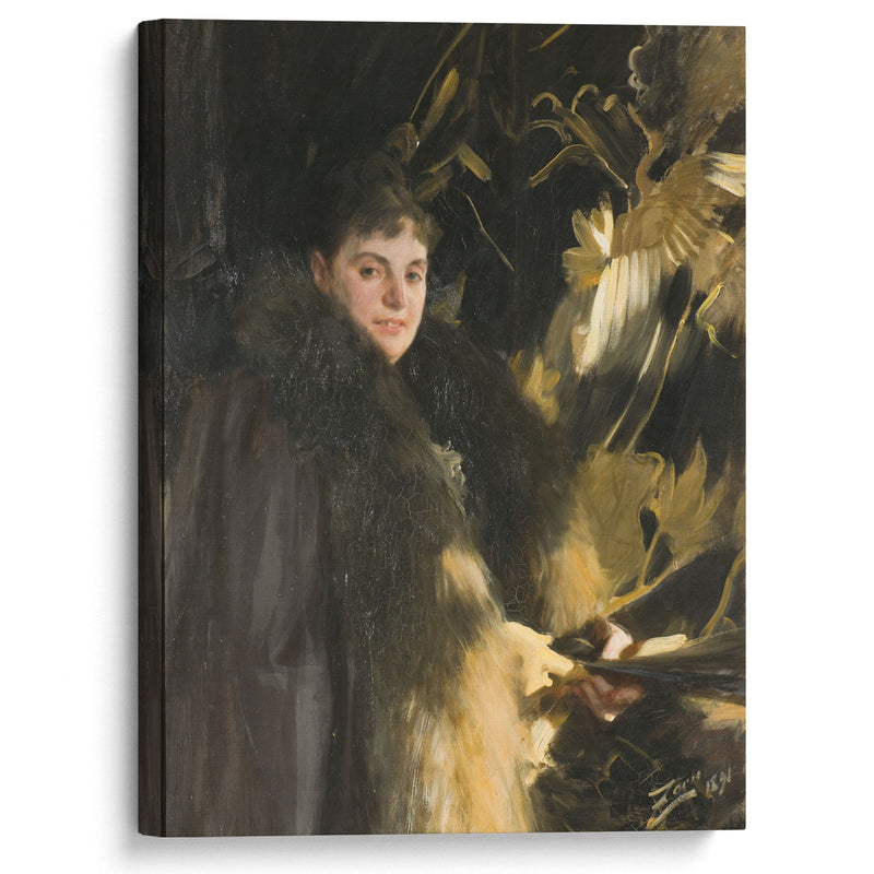 Mrs Veronica Heiss (1891) - Anders Zorn - Canvas Print